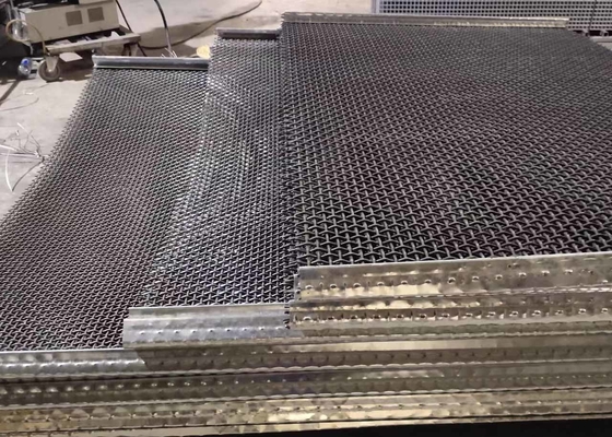 1.98X30m 65mn Steel Vibrating Drum Screen Mesh Roll Price