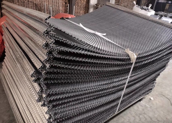 65mn 45# High Tensile Manganese Steel Iron Square Hole Crimped Wire Mesh