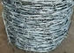 Military Plastic Galvanized Iron Barbed Wire 2.0mm 10 Gauge