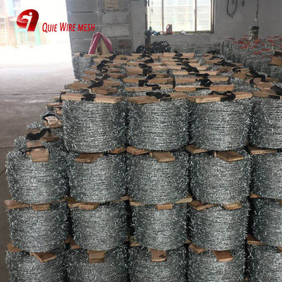 Galvanized Twist Barbed Wire for Security Fencing 200m/roll