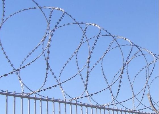 200gsm Hot Dipped Galvanized Welded Razor Barbed Wire Mesh 75mmx150mm