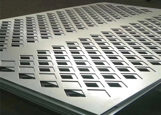 1.4mm Stainless Steel Punched Perforated Metal Sheet By ISO