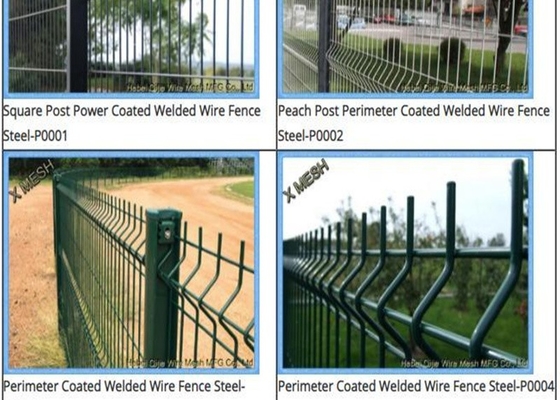 Welded Metal Curved Panel 3D Garden Fence Home Outdoor Decorative