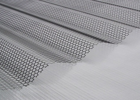 Commercial Kitchen Wall Covering Perforated Metal Mesh Long Service Life