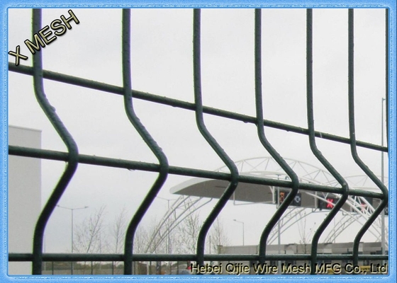 Factory price galvanized steel welded bending fence 3D curved metal welded wire mesh