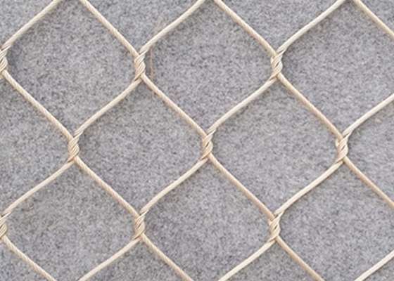 Enclosure Animal Metal 316 Stainless Steel Wire Rope Mesh Zoo Mesh