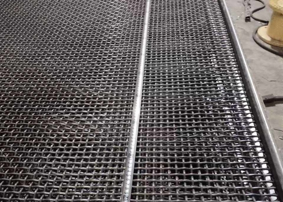 High Tensile Spring Steel Vibrating Screen Mesh For Quarry With Hook