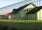 Home Outdoor Decorative Metal 3d Bending Curved Fence Panel Welded Rigid Wire V Mesh Garden Fence