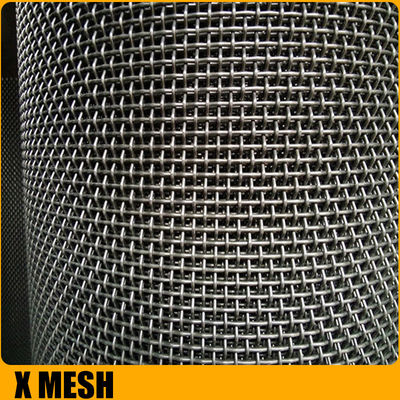 Crimped Stainless Steel Woven Wire Mesh Plain Weave