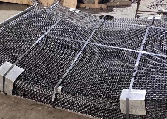 High Tensile Stainless Steel Weave Crimped Wire Mesh Customizable