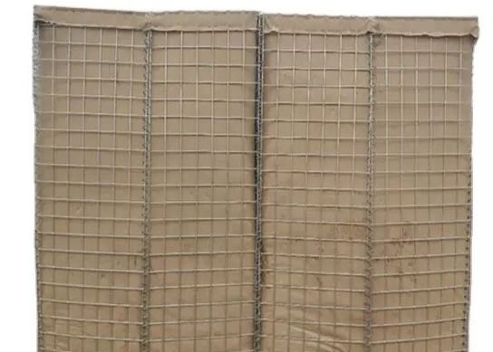 Heavy Duty Blast Wall Gabion Hesco Barrier Wall weather Resistance