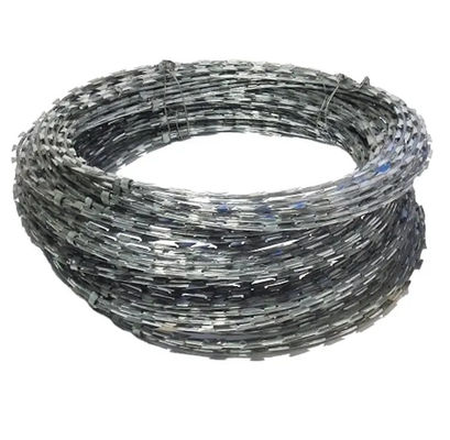 1.0m-3.0m Galvanized Steel Concertina Razor Wire  Multifunctional