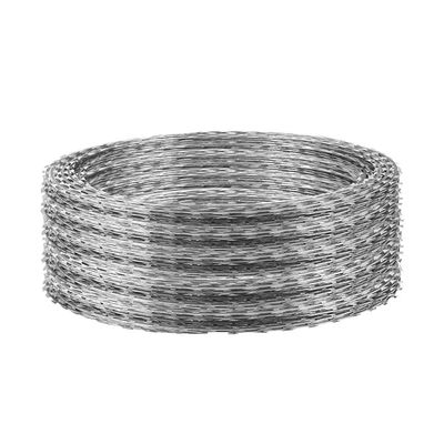 1.0m-3.0m Galvanized Steel Concertina Razor Wire  Multifunctional