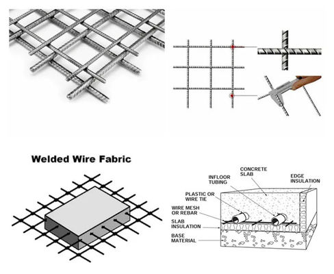 Zinc Plating Welded Wire Mesh Panels 4x4 For Building Decoration