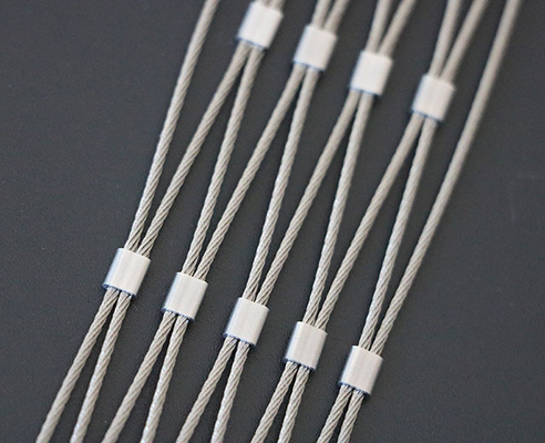 20x20mm Plain Weave Metal Stainless Steel Wire Rope Mesh