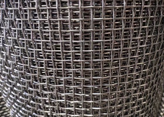 20mm Openning Mining Screen Mesh Aluminum Crimped Wire Mesh Rolls