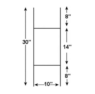 Hot Dipped Galvanized Metal Wire H Stakes Heavy Duty H Frame