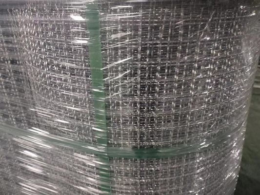 20mm Opening Wire Screen Mesh Aluminum Crimped For Pig Raising