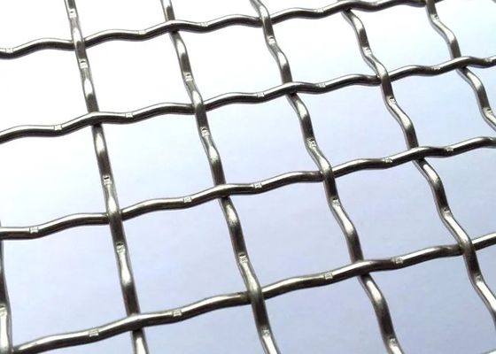 Crimped Woven Wire Mesh Stainless Steel Galvanized Plain Weave Mesh