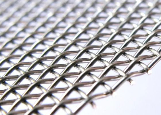 Crimped Woven Wire Mesh Stainless Steel Galvanized Plain Weave Mesh