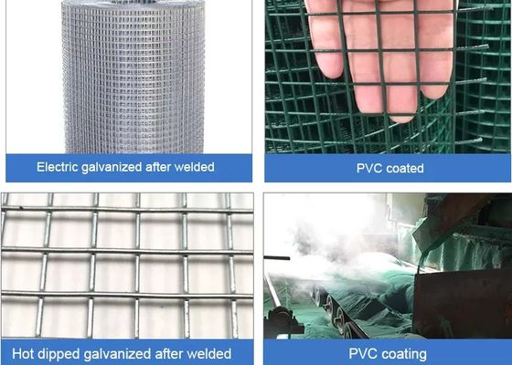 1/4 Inch 1/2inch Stainless Steel Welded Iron Wire Mesh Black