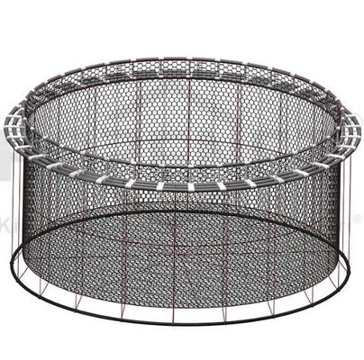 Fish Farm Cage Nets In PE Material Deep Sea Polyester Pet