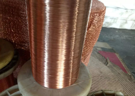 Standard Copper Knitted Wire Mesh For Corrosion Resistant Filter Pad