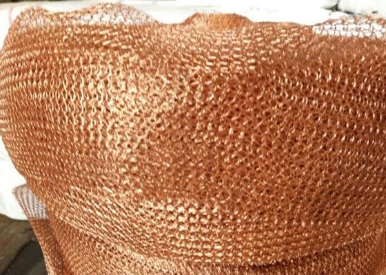 Standard Copper Knitted Wire Mesh For Corrosion Resistant Filter Pad