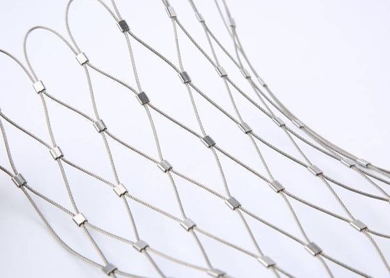 7X7 X Tend Flexible 316l Stainless Steel Wire Rope Mesh Netting