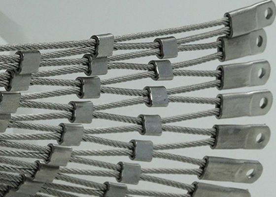 7X7 X Tend Flexible 316l Stainless Steel Wire Rope Mesh Netting