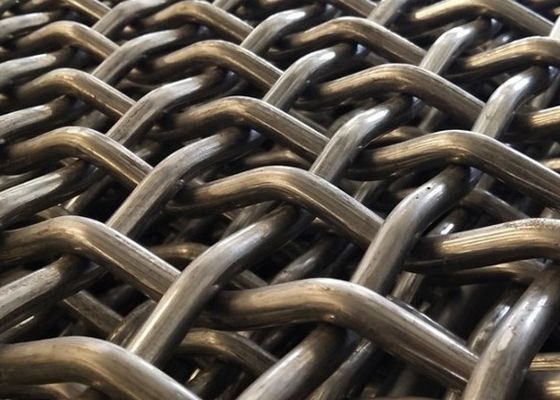 304 Mesh Crimped Stainless Steel Wire Mesh For Mining Vibrating Swing Screen Mesh