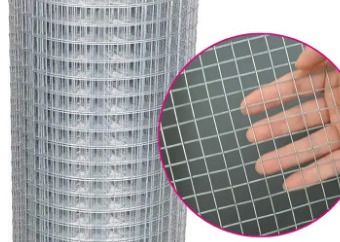 1/4"-8" Aperture Electro Hot Dipped Galvanized Welded Iron Wire Mesh