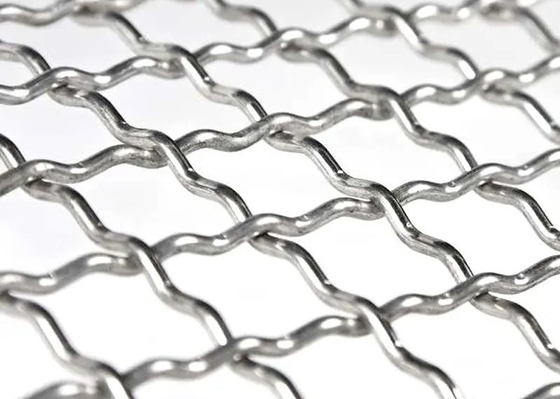 Stainless Steel 3x3 316 316L Crimped Wire Mesh Plain / Twill Weave