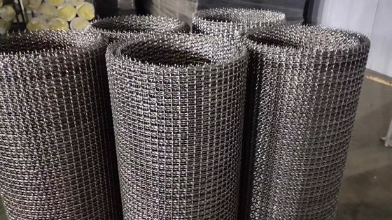 Carbon Steel Vibratory Screen Mesh Woven Crimped In Coal Mine