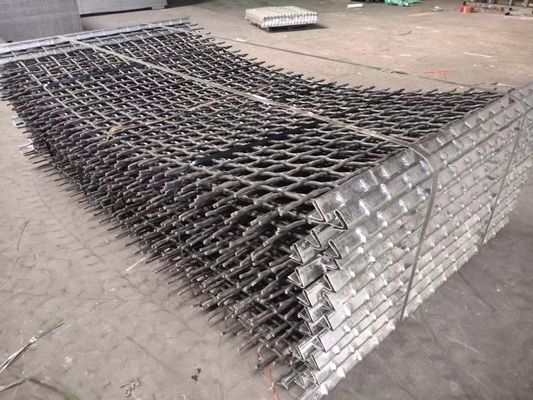 0.7 - 20mm 45# Medium Carbon Steel  Gi Crimped Wire Mesh