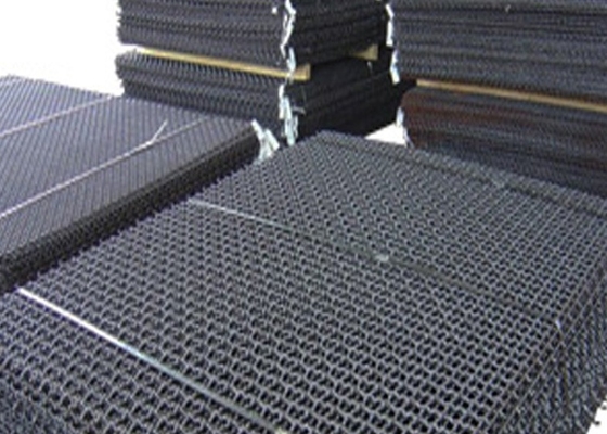 6m long Color Painted 16mm Woven Wire Screen For Crusher