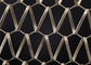 Metal Link Spiral 3mm Decorative Wire Mesh Panels Net For Curtain