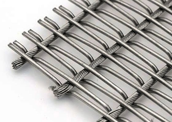 Pvdf 304 Stainless Steel Architectural Mesh Interior Decoration