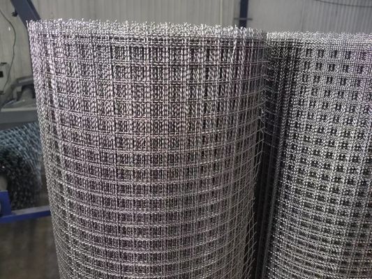 3/4" Opening Aluminum Alloy Woven Crimped Wire Mesh For Screen & Walls