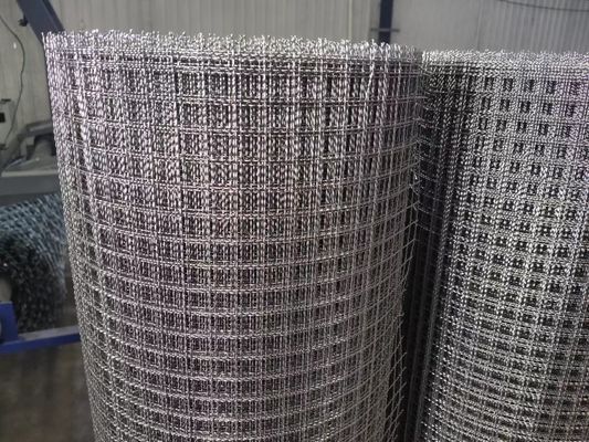 3/4&quot; Opening Aluminum Alloy Woven Crimped Wire Mesh For Screen &amp; Walls