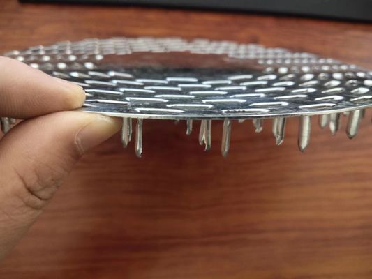 9" Diameter Round Stainless Steel Nail Plates Easy To Press Timber
