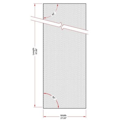 Nature Surface Expanded Galvanized Steel Mesh Plaster And Stucco Base