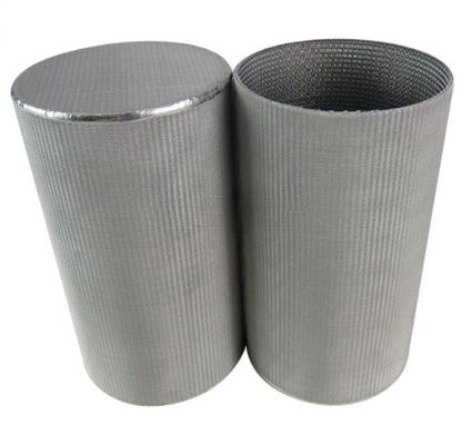 Ss 316l Sintered Stainless Steel Filter Double Open End Multilayer Corrosion Resistance