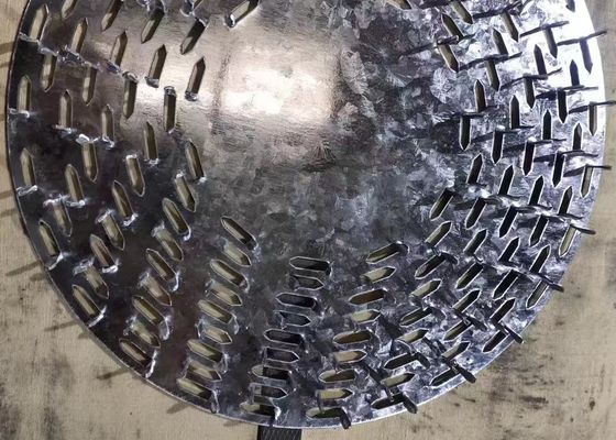 7" Diameter Anti Split Plate Round Galvanized