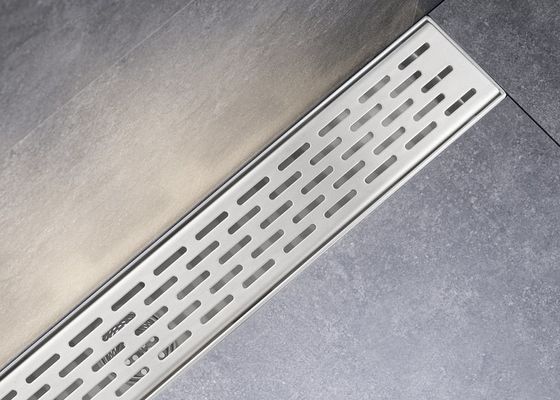 Stainless Galvanized Steel Grating Channels With Siphon Floor Drain / Plate Cover