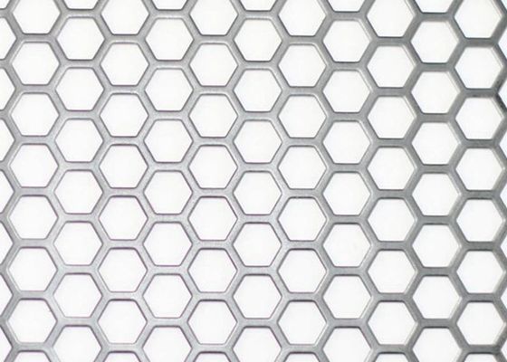 Hexagonal Hole Sheet Perforated Metal Mesh Stainless Steel