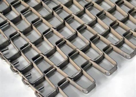 T -316 Stainless Steel Flat Wire Mesh Conveyor Belting For Food Baking