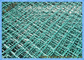 ASTM A392 Colored Chain Link Fence Mesh Roll Polymer Coated For Engineerings