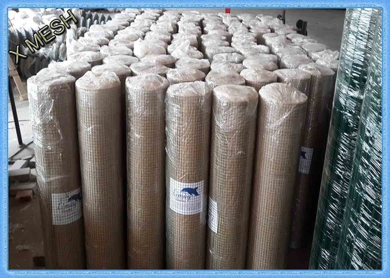 1/2 Inches Bwg21 Galvanised Steel Mesh Panels Platic Film Packing Aging Resistant