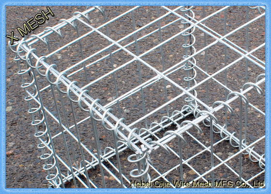 Hot Galvanized Welded Gabion Baskets with 3.0mm Wire Diameter and 75 × 75 Mesh Open for Retaining Wall